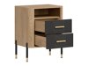 Bedside table Flosora 142 (Anthracite)