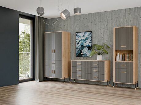 Stuemøbelsæt Flosora 149 (Grå)