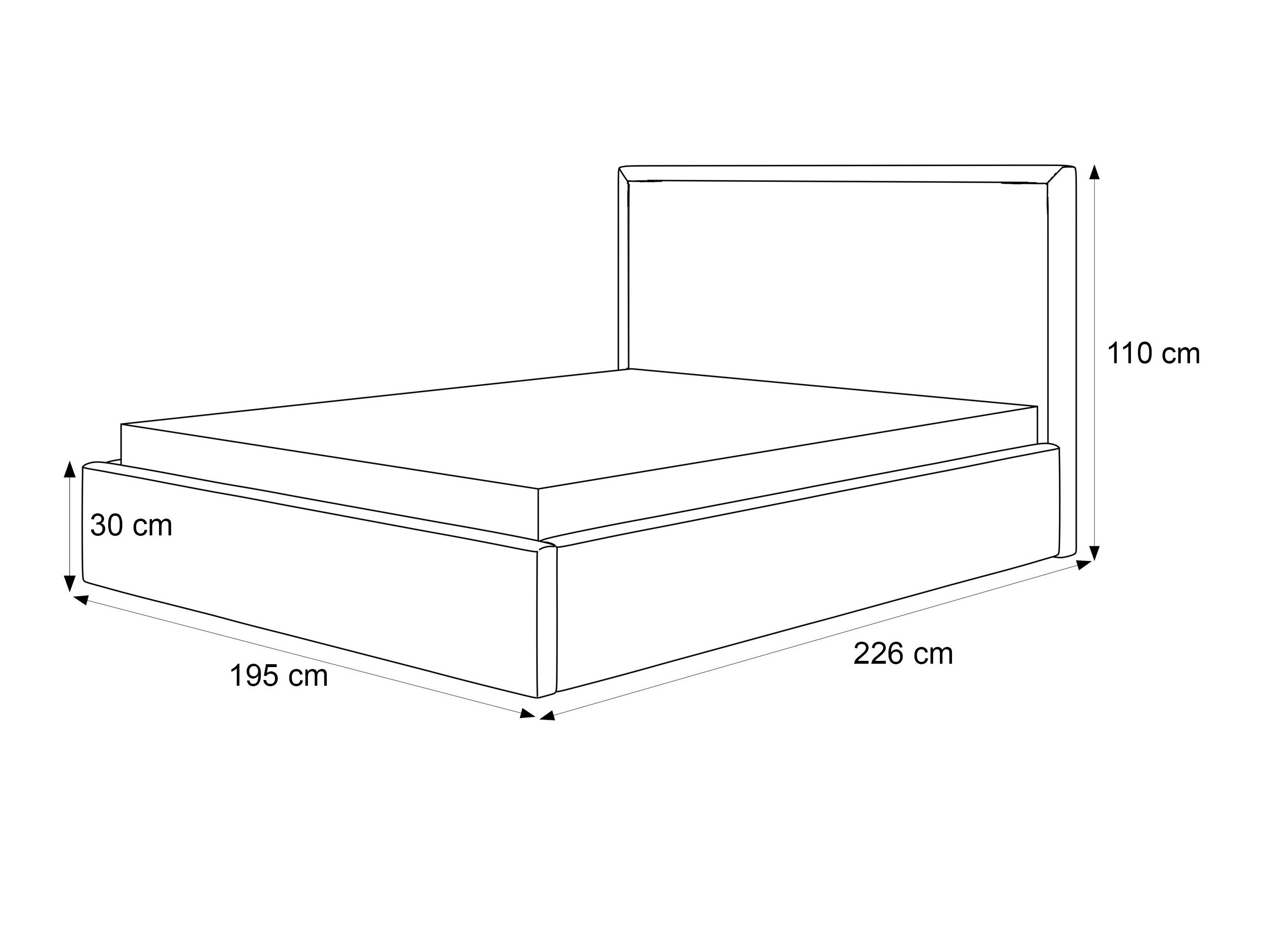 Bed Martinez 120 (Spring 1110)