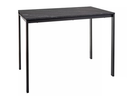 Tafel Detroit 861 (Zwart marmer + Zwart)