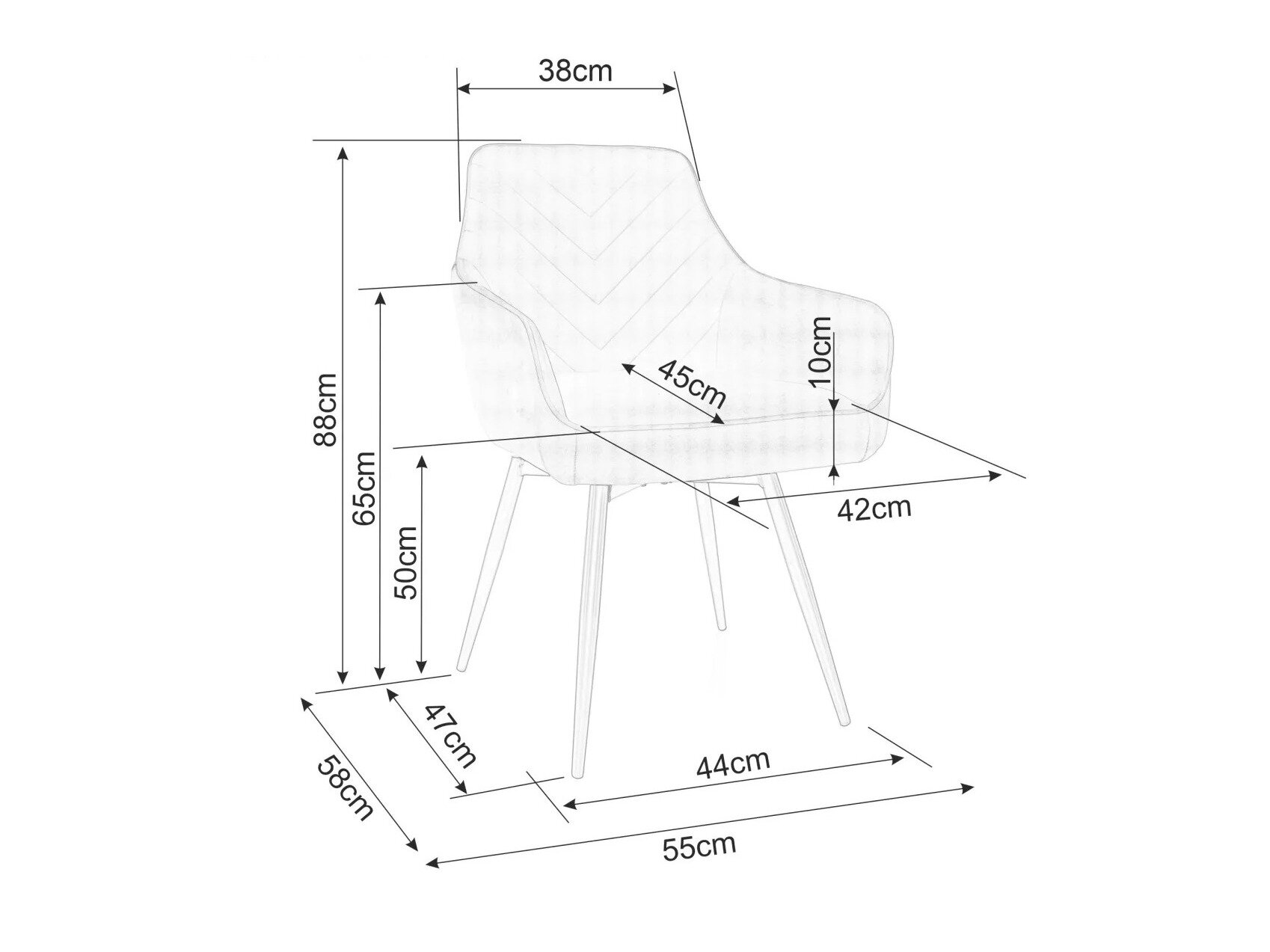 Stol Detroit 867 (Beige)