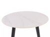 Tafel Detroit 871 (Wit marmer + Zwart)