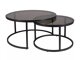 Salontafel set Detroit 607 (Zwart)