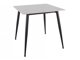 Tafel Detroit 876 (Wit marmer + Zwart)