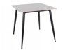 Tafel Detroit 876 (Wit marmer + Zwart)