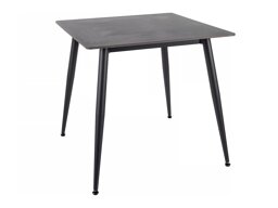 Tafel Detroit 876 (Zwart marmer + Zwart)