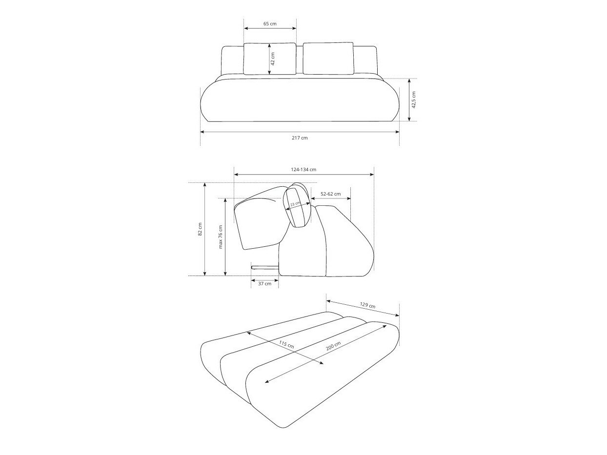 Sovesofa Kingston 193 (Wind 89)