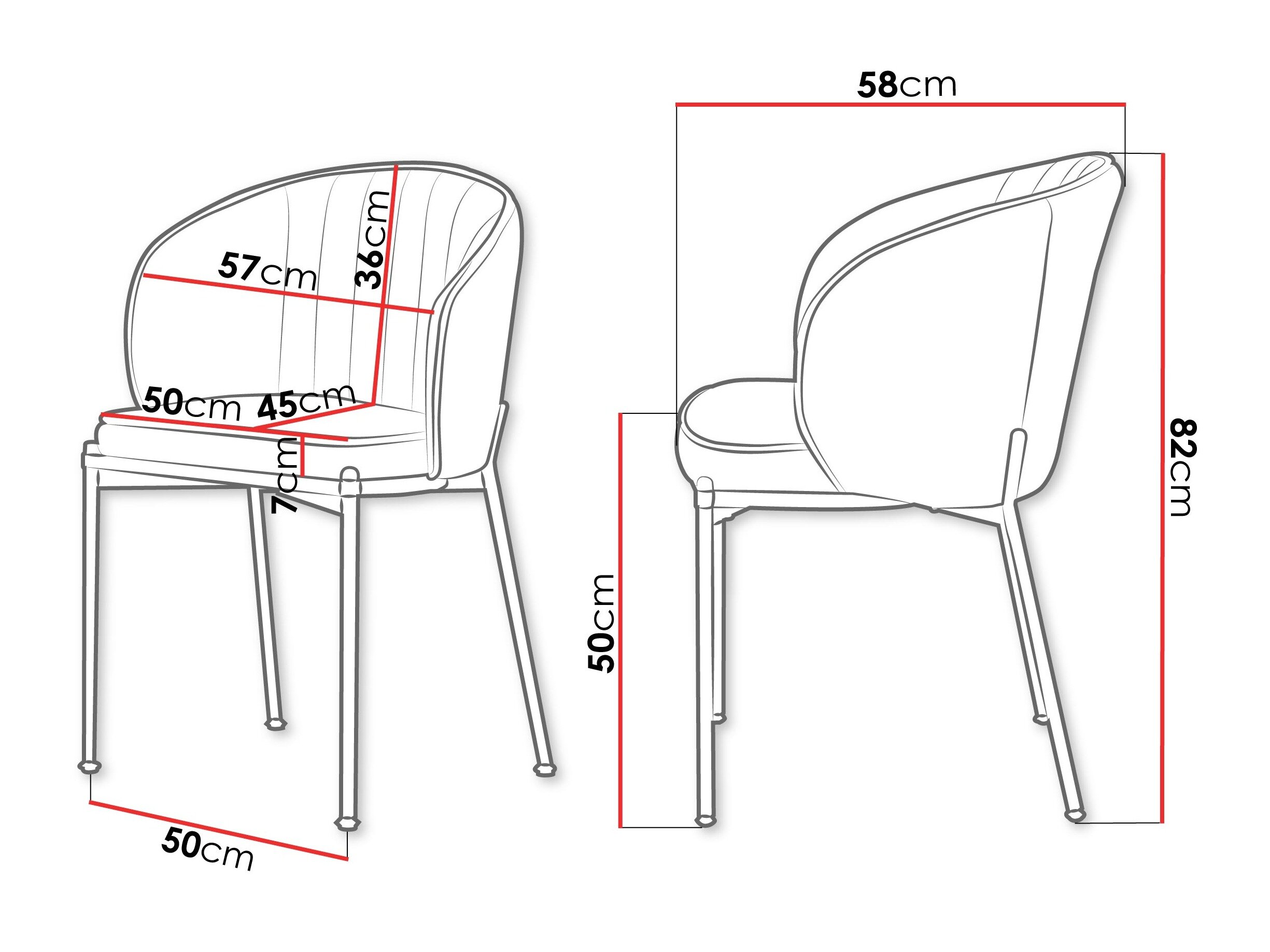 Stol Comfivo Hilaritas XVII (Sort)