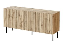 Dressoir Lorelbo 100 (Wotan eik + Zwart)