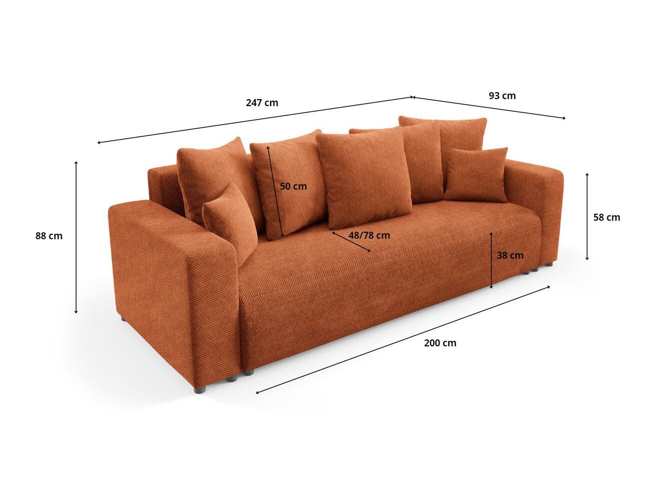 Slaapbank Franklin 138 (Onega 18)