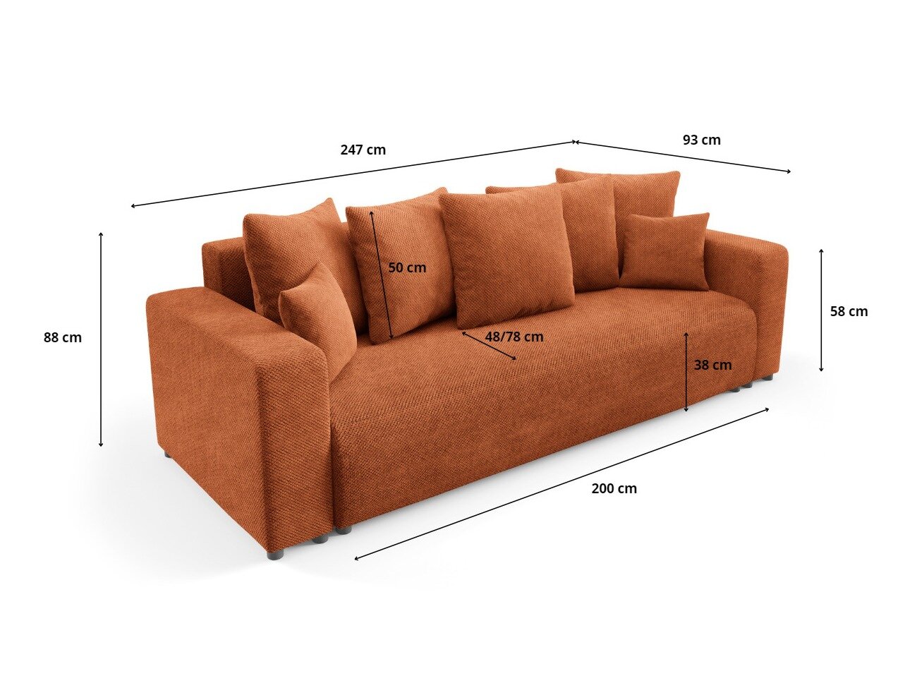 Slaapbank Franklin 138 (Onega 19)