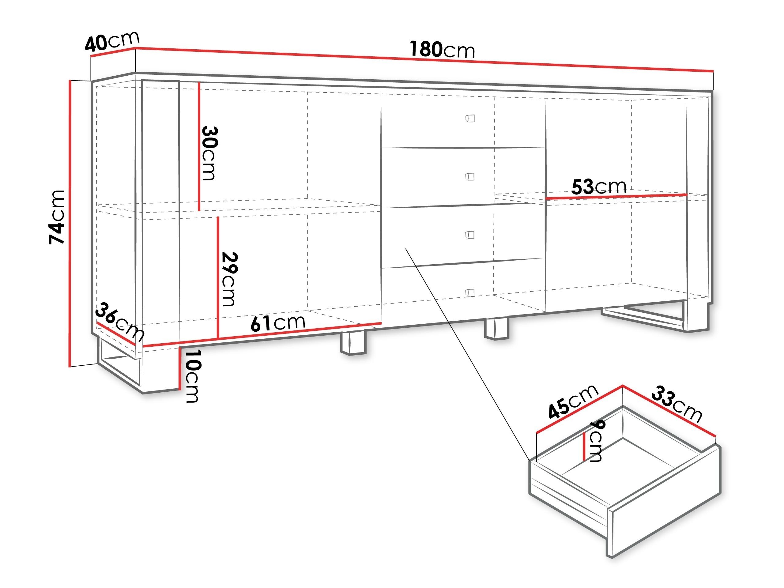 Kommode Comfivo Vestora 100