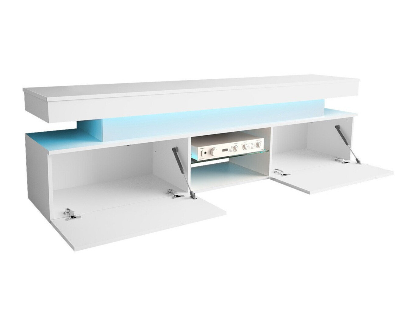 TV-bord Monfero (Sort + Blank sort)