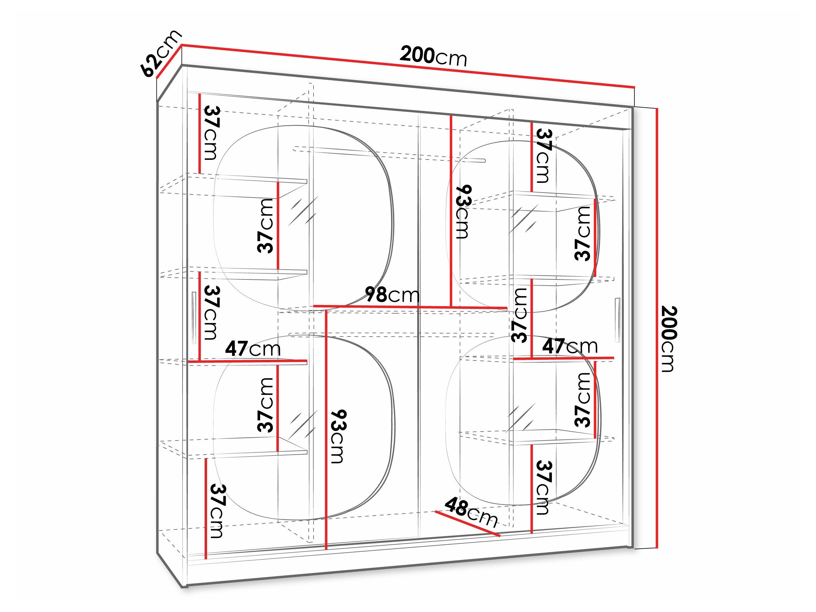 Garderobeskab Hartford 531 (Kashmir)