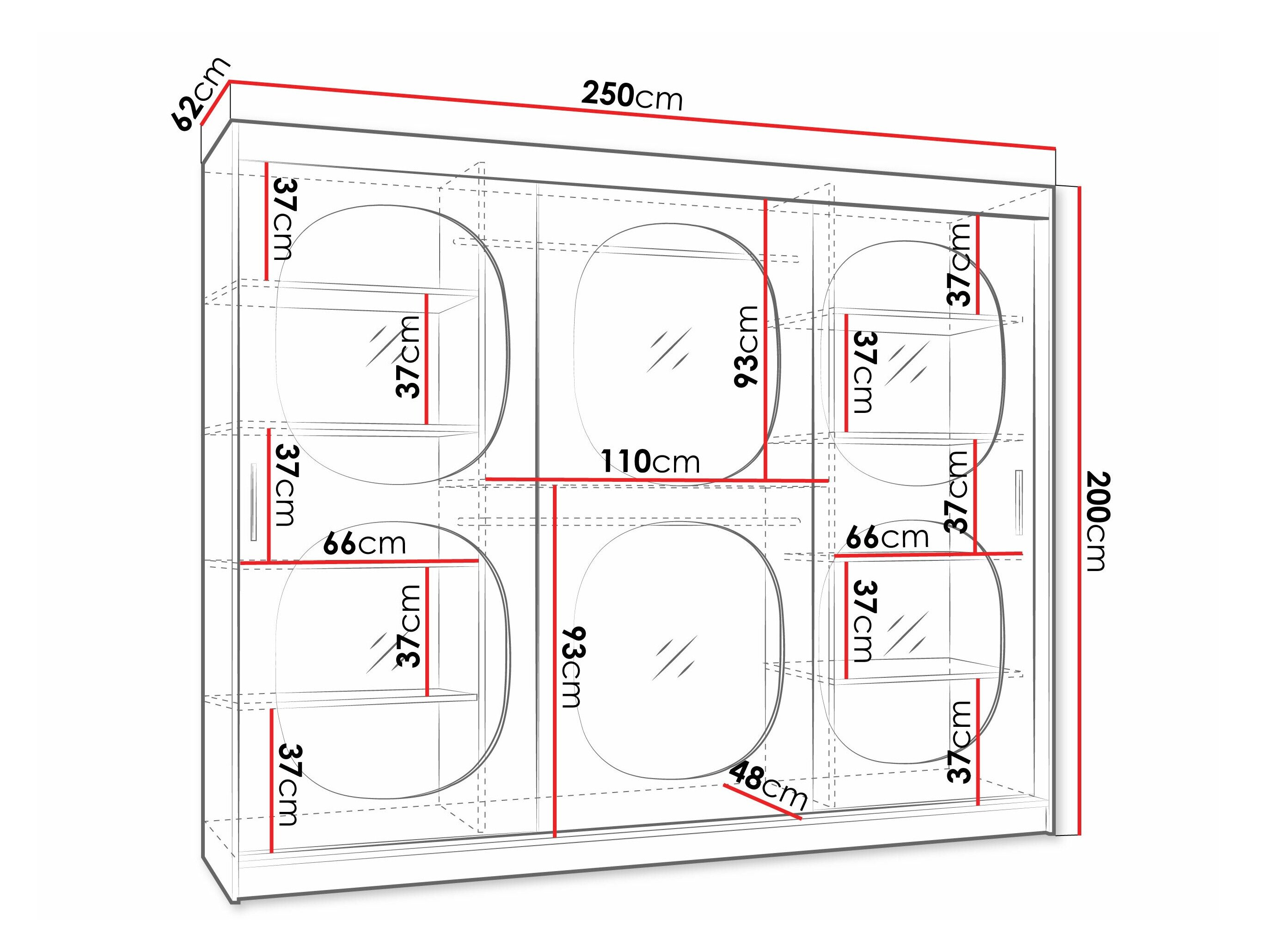 Garderobeskab Hartford 533 (Kashmir)