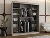 Kledingkast Hartford 530 (Zwart)