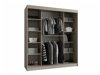 Kledingkast Hartford 530 (Zwart)