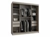 Kledingkast Hartford 530 (Zwart)