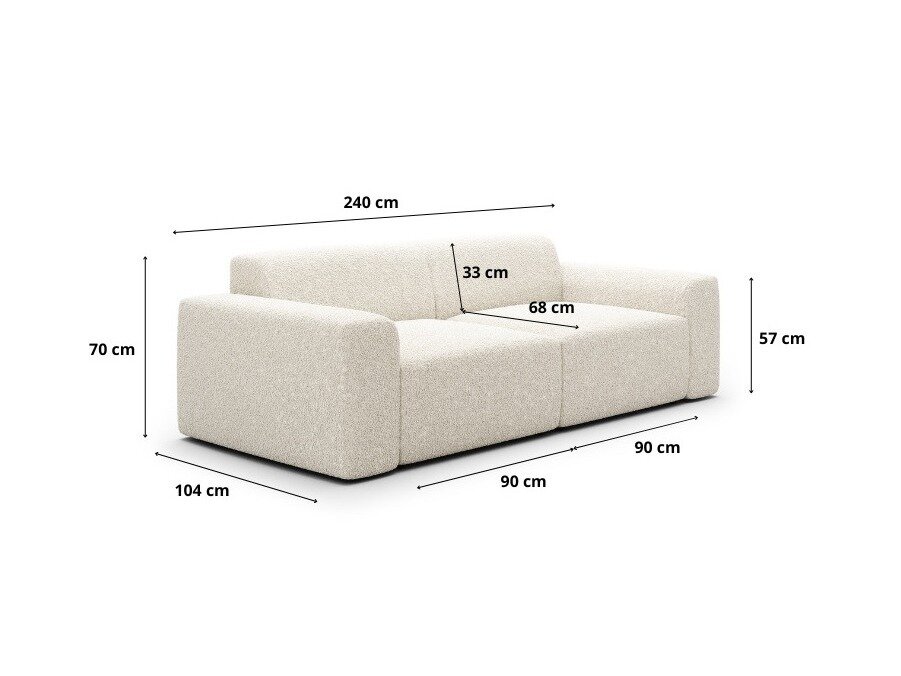 Modulaire sofa Romenoi 100 (Centaur 06)