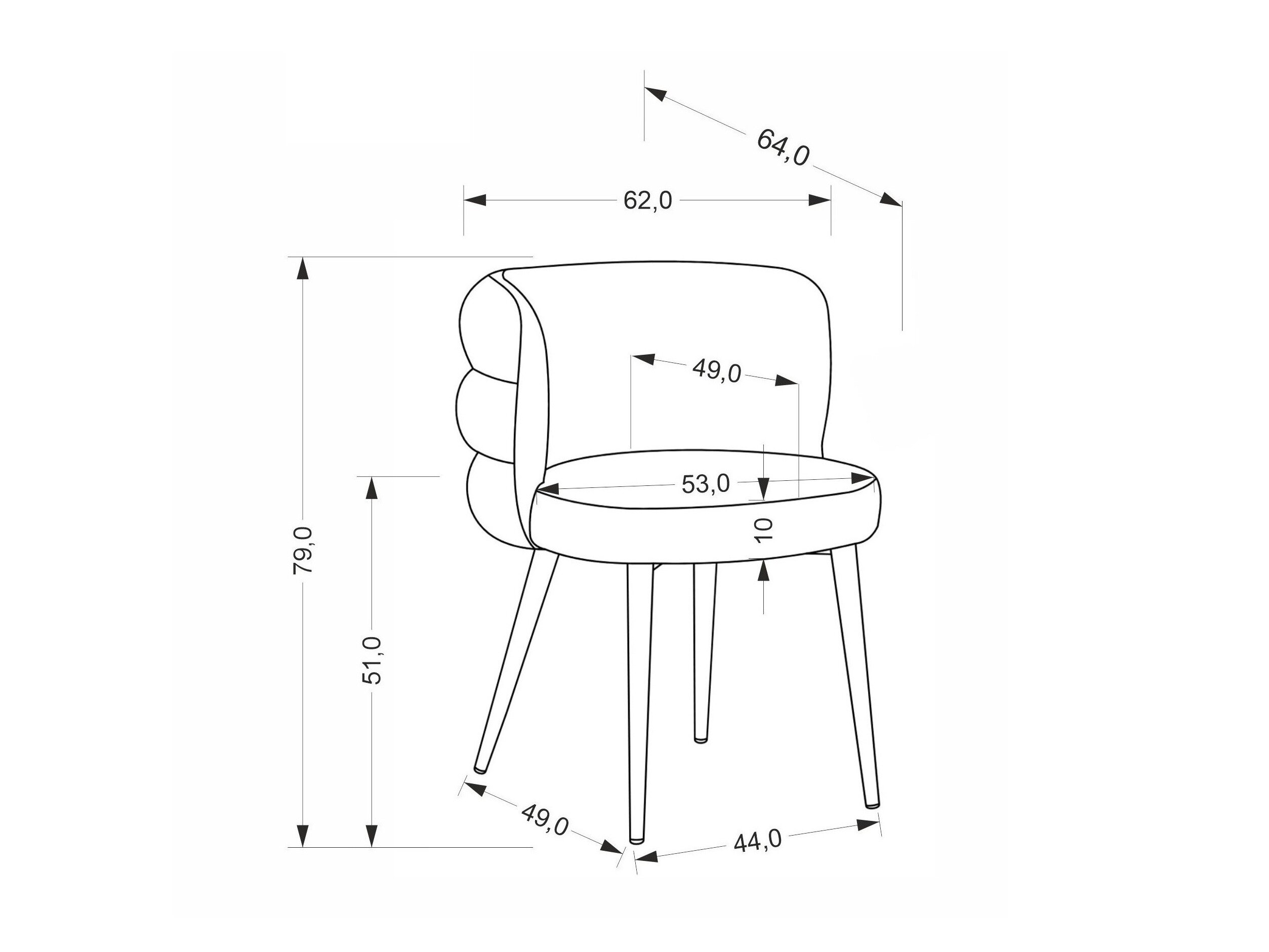 Stol Houston 2043 (Beige)