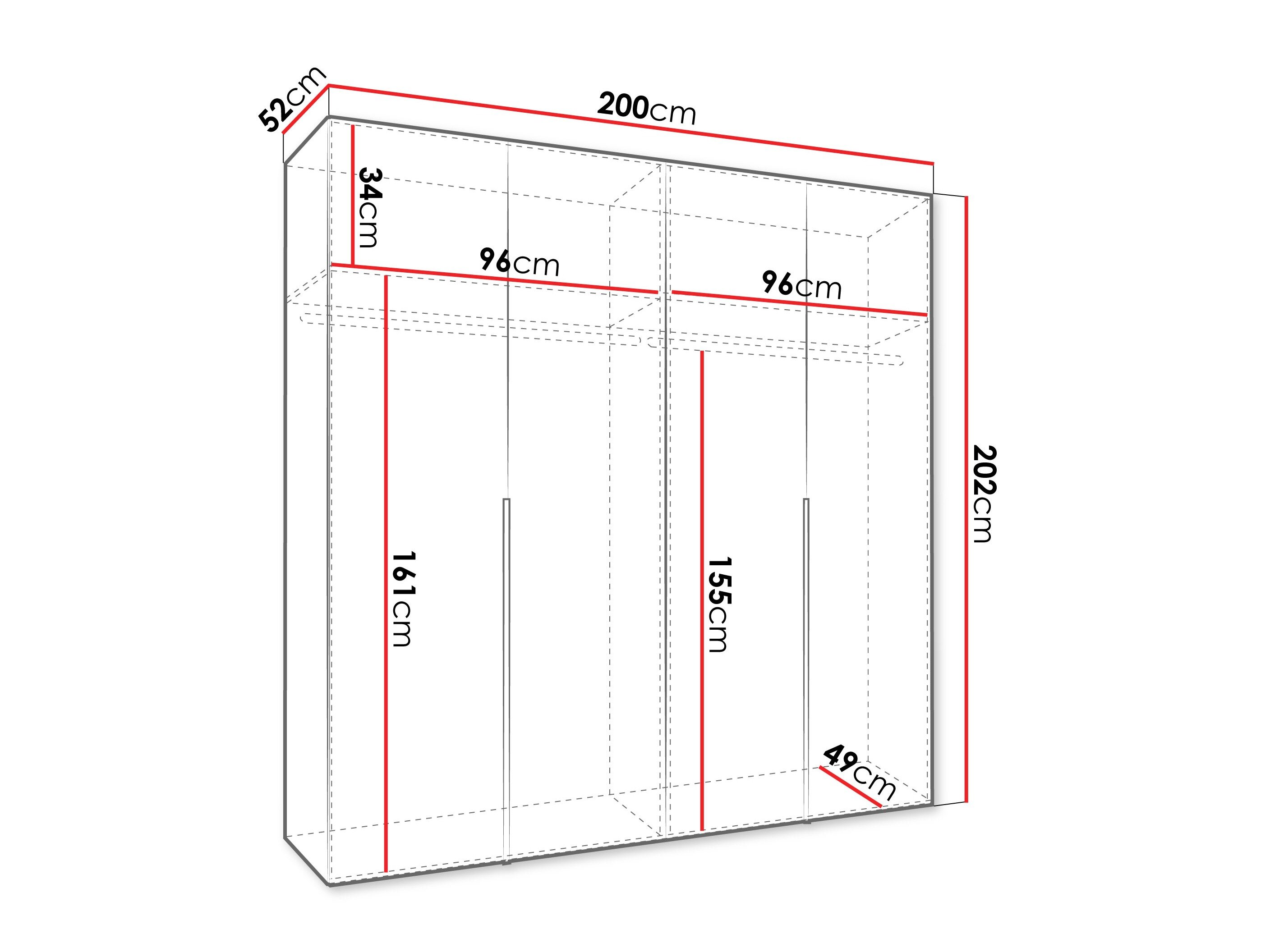 Garderobeskab Hartford 537 (Artisan eg)