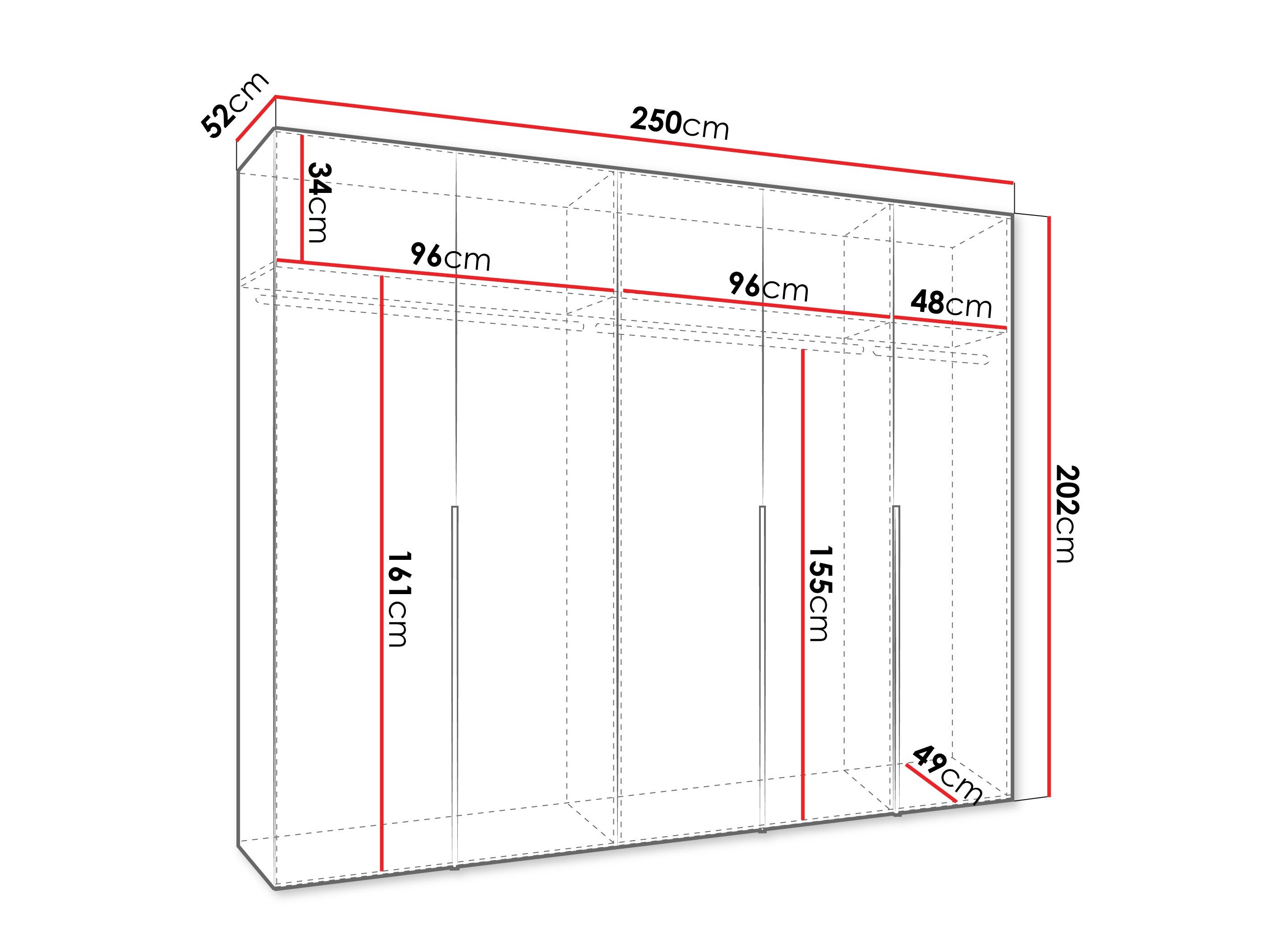 Garderobeskab Hartford 538 (Kashmir)