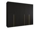Garderobeskab Hartford 538 (Sort)