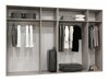 Kledingkast Hartford 539 (Zwart)