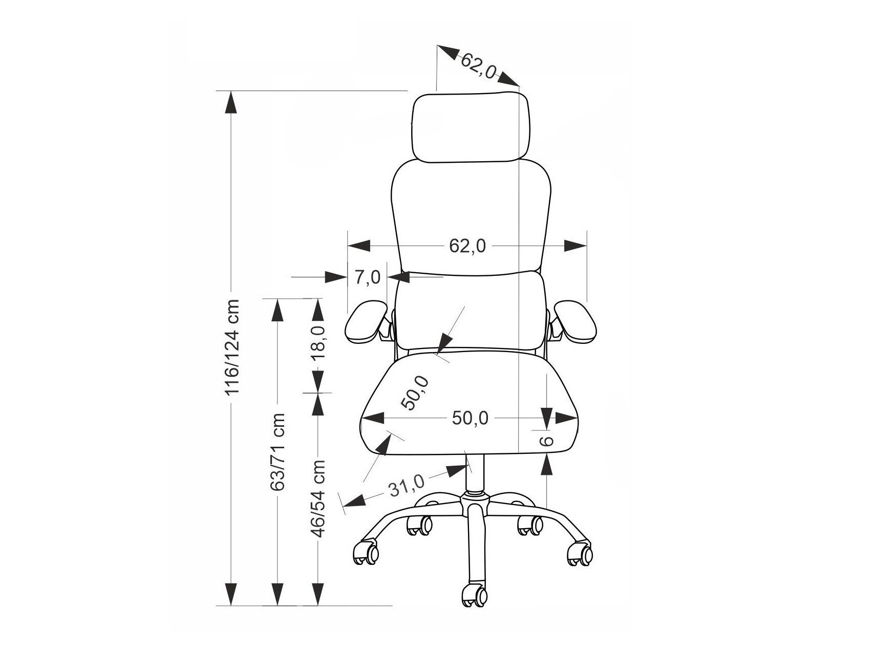 Kontorstol Houston 2047