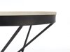 Salontafel Houston 2063 (Wit marmer + Zwart)