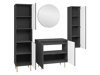 Badeværelsessæt Decus V (Sort)