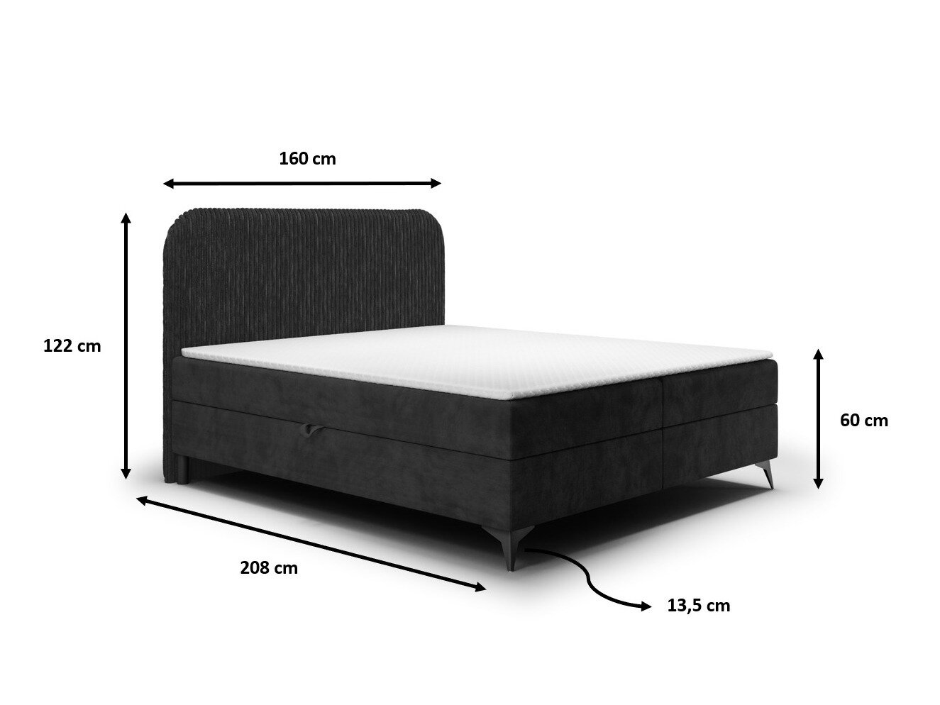 Boxspring Franklin 173 (Tilia 17 + Manila 21)