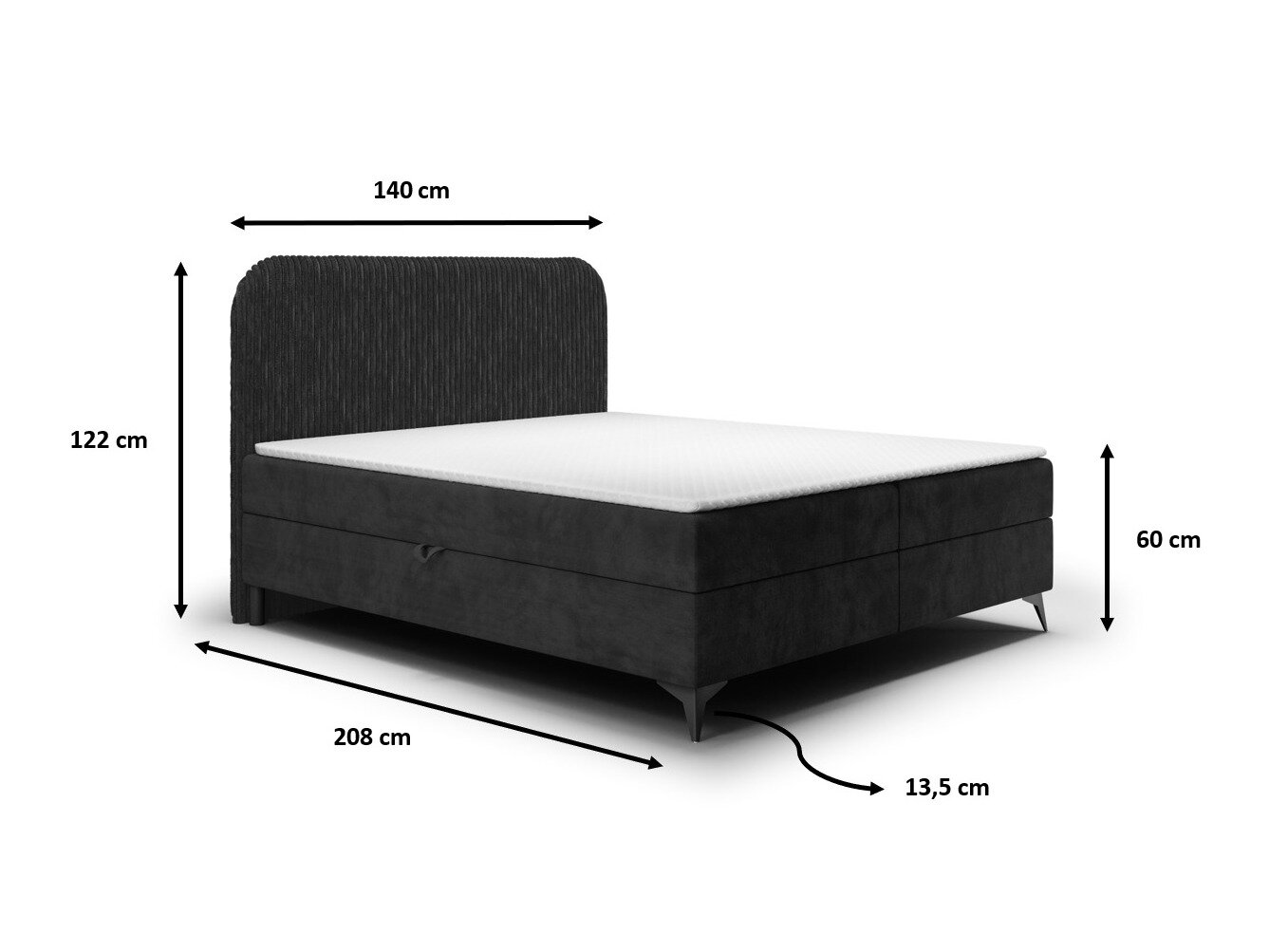 Boxspring Franklin 173 (Tilia 90 + Manila 16)