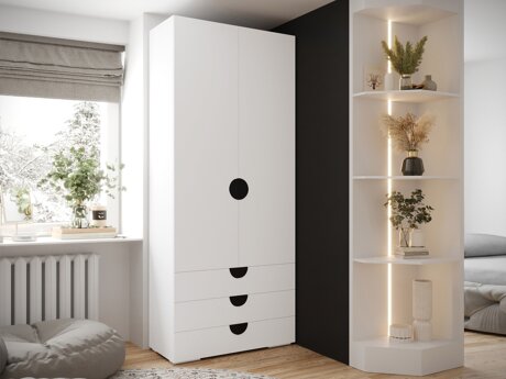 Garderobeskab Hartford 565 (Hvid)