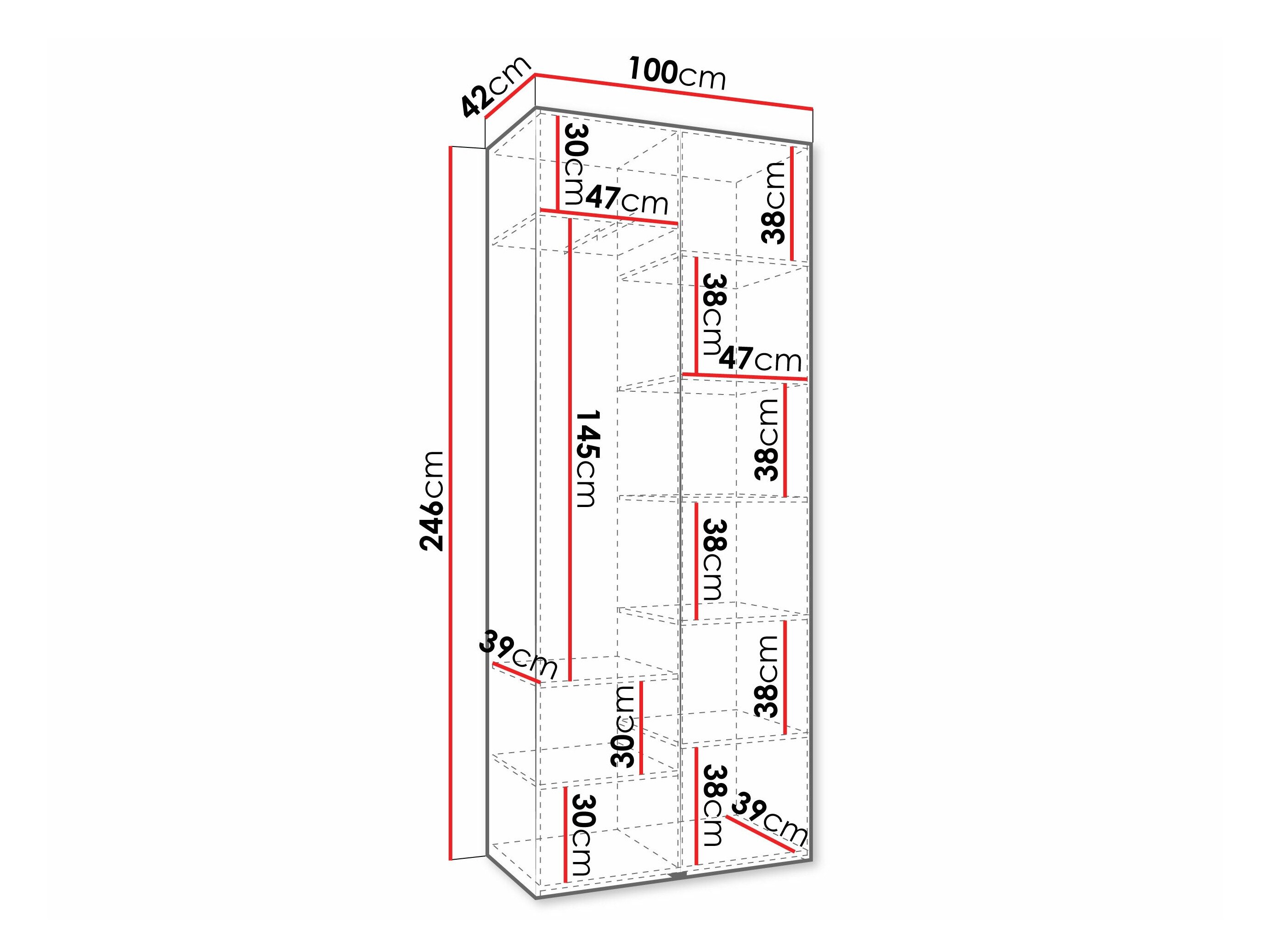 Garderobeskab Hartford 569 (Hvid)