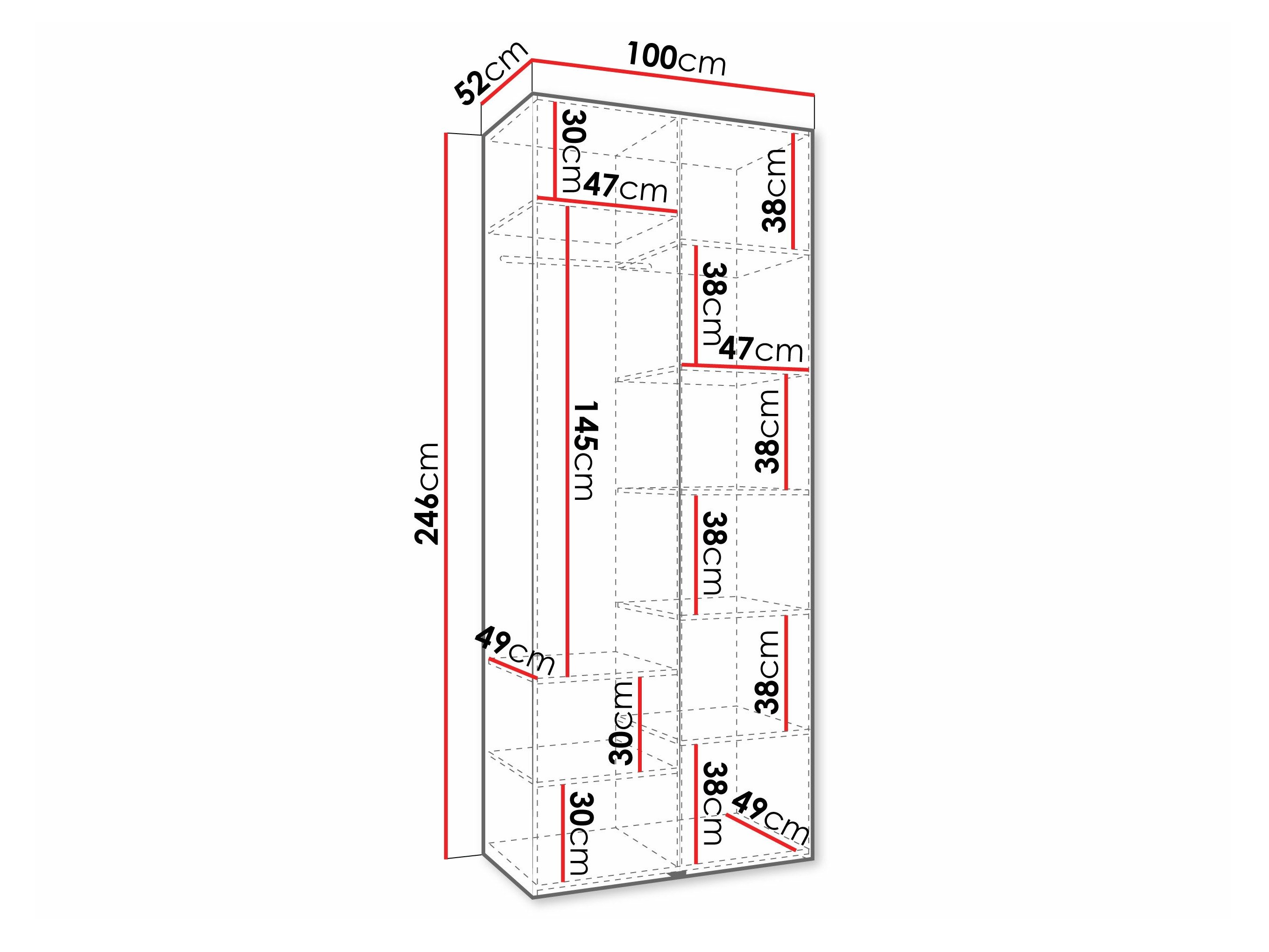 Garderobeskab Hartford 569 (Kashmir)