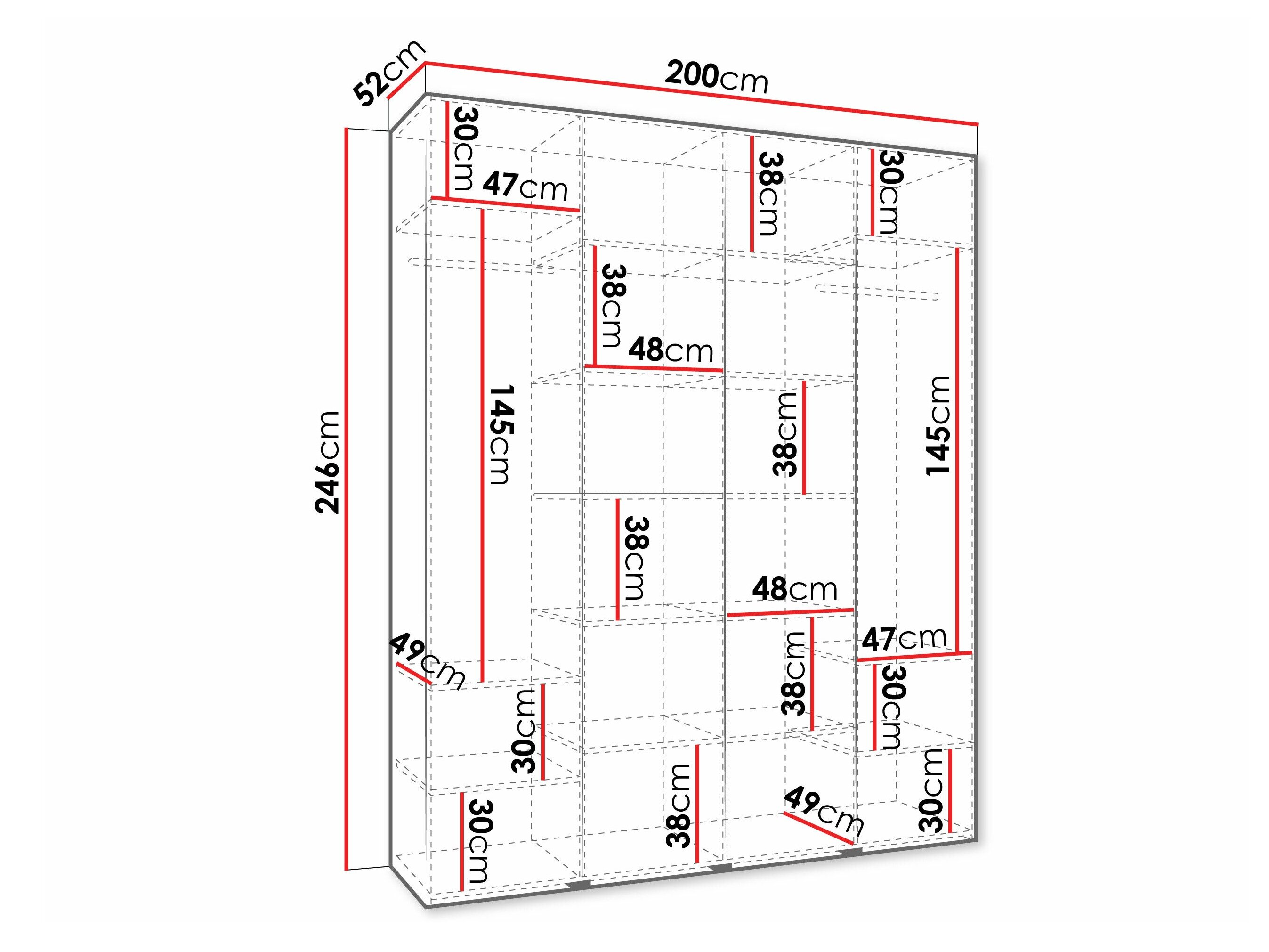 Garderobeskab Hartford 570 (Kashmir)