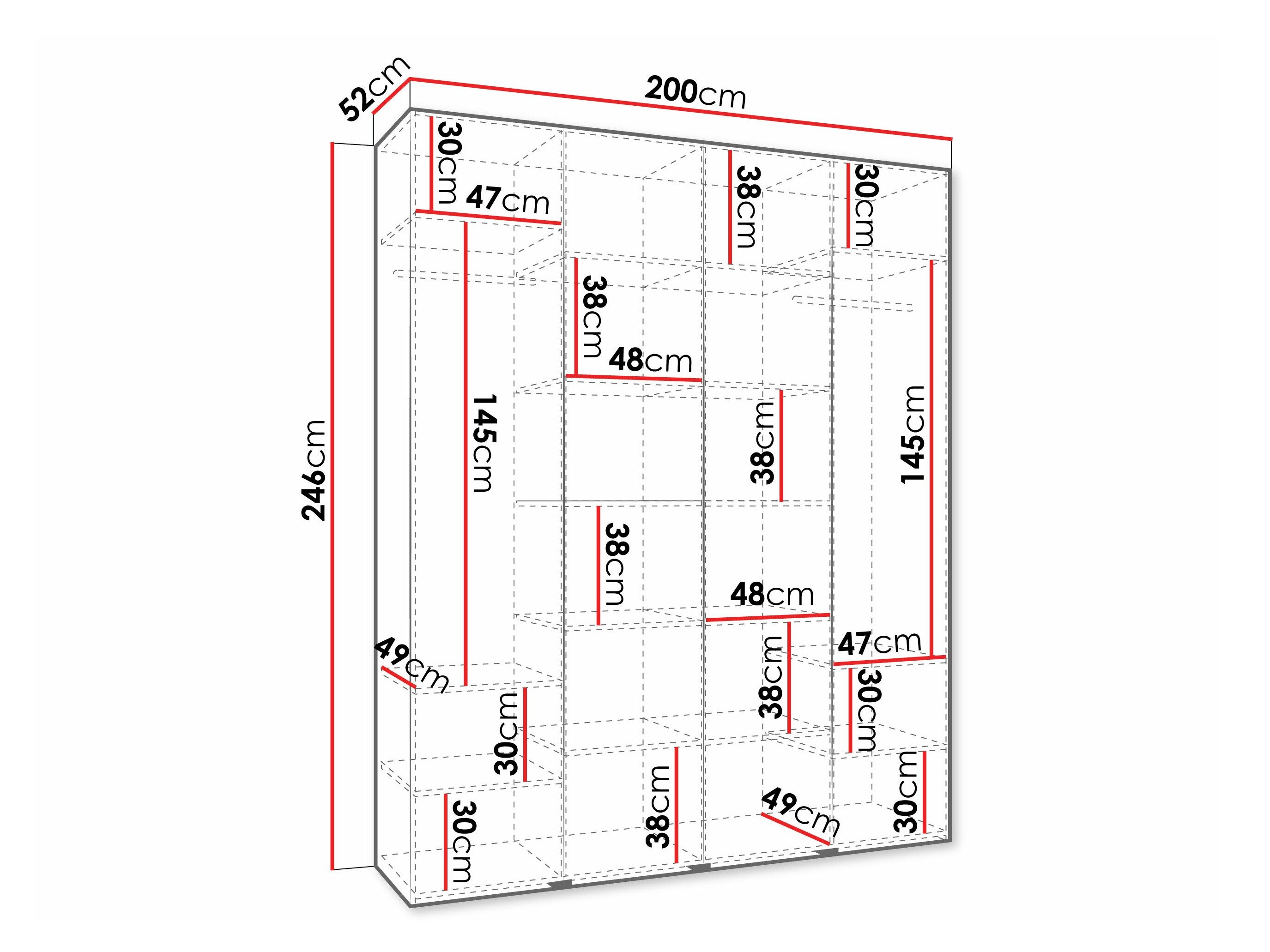 Garderobeskab Hartford 570 (Kashmir)
