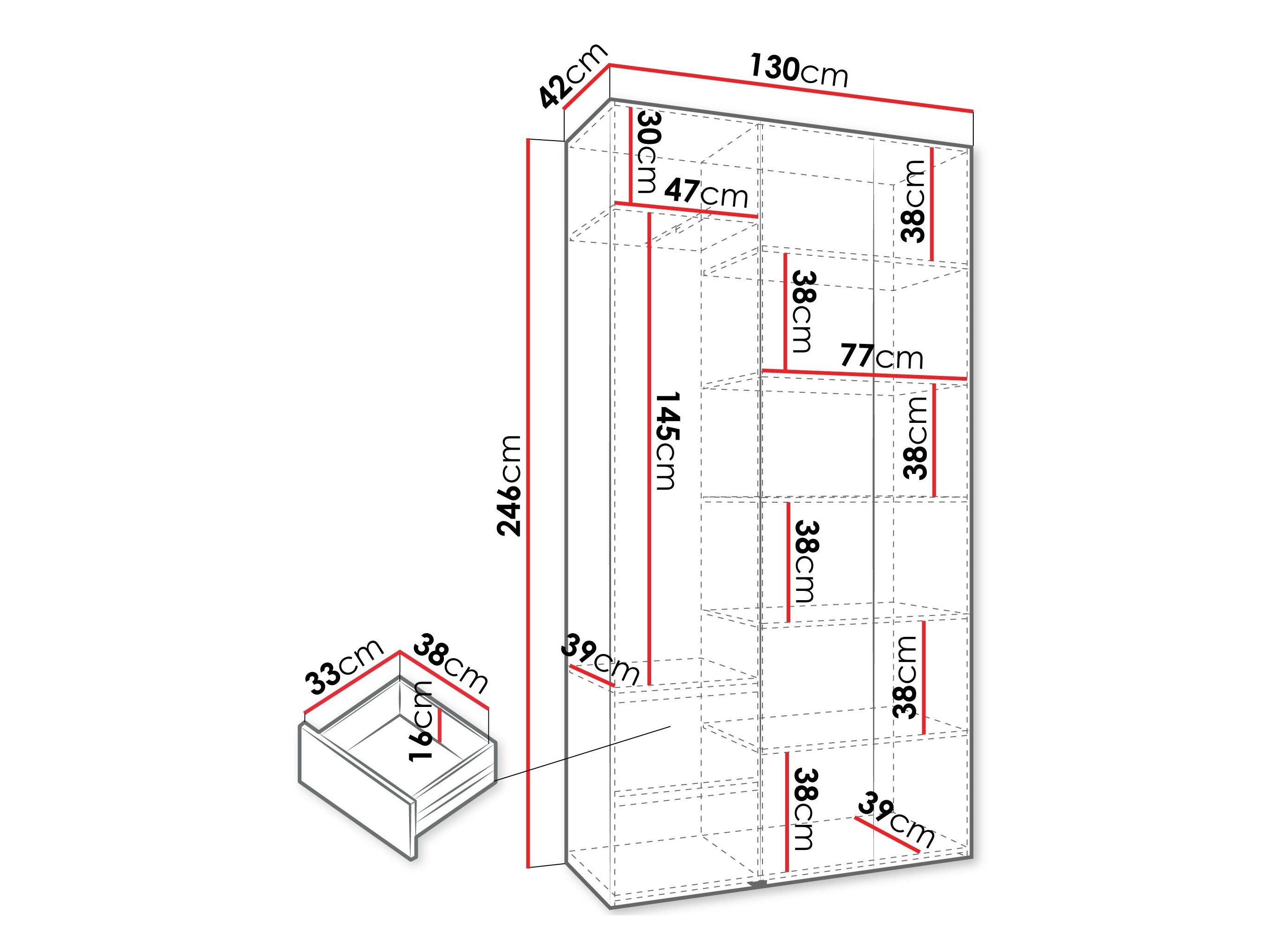 Armoire Hartford 571 (Blanc)