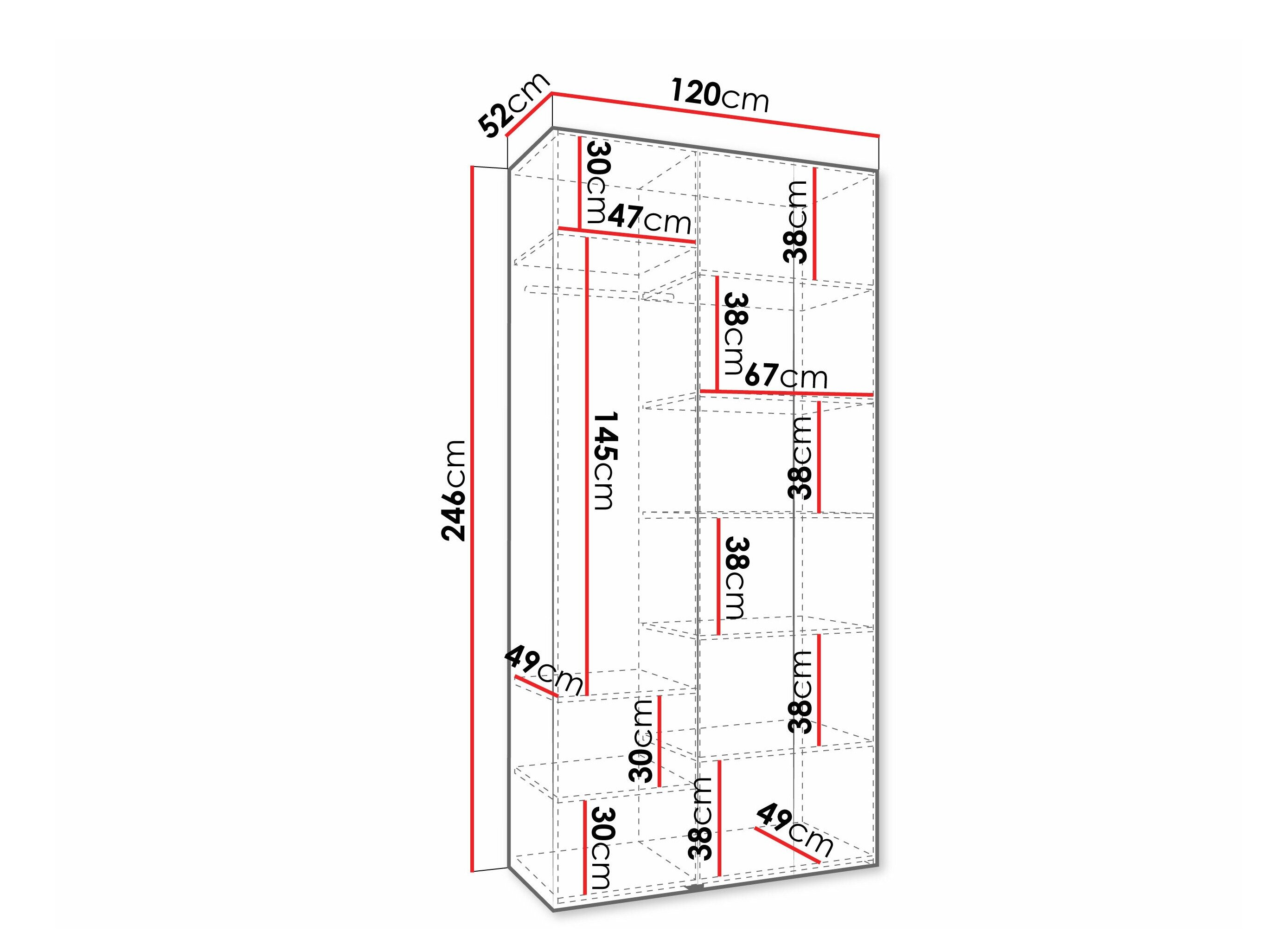 Garderobeskab Hartford 571 (Kashmir)