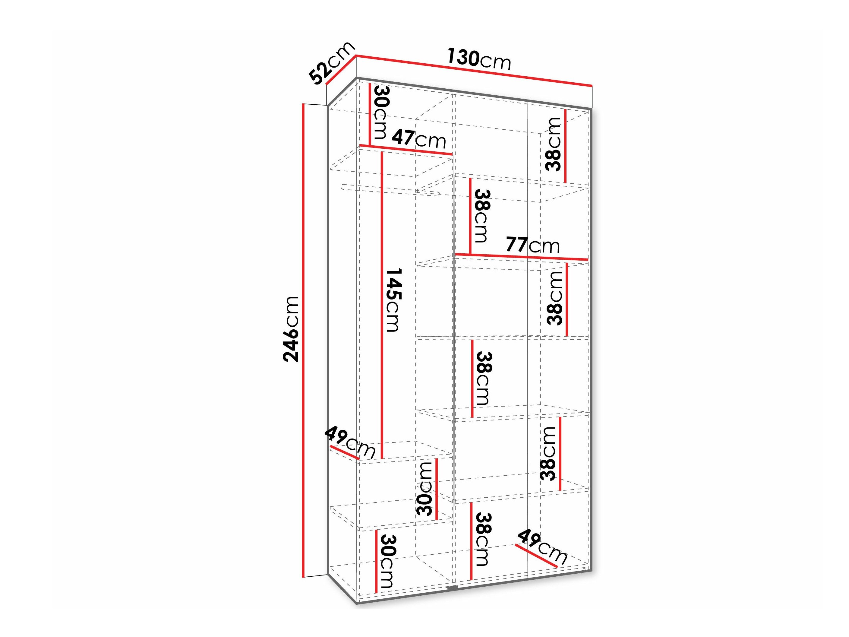 Garderobeskab Hartford 571 (Kashmir)