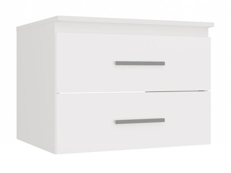 Hangend badkamermeubel voor wastafel Nolmaru 112 (Wit)