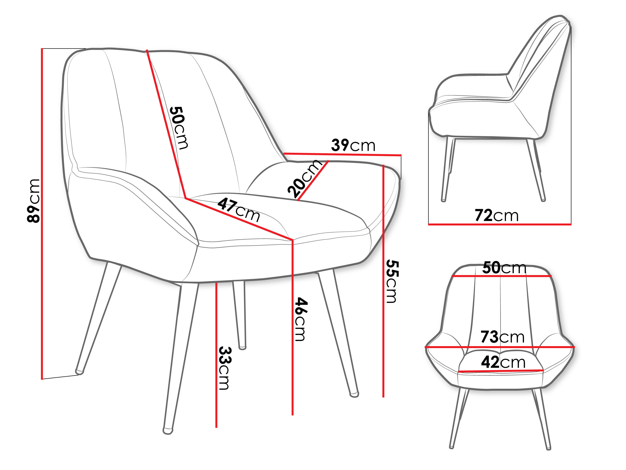 Lænestol Comfivo 466 (Aragon 93)