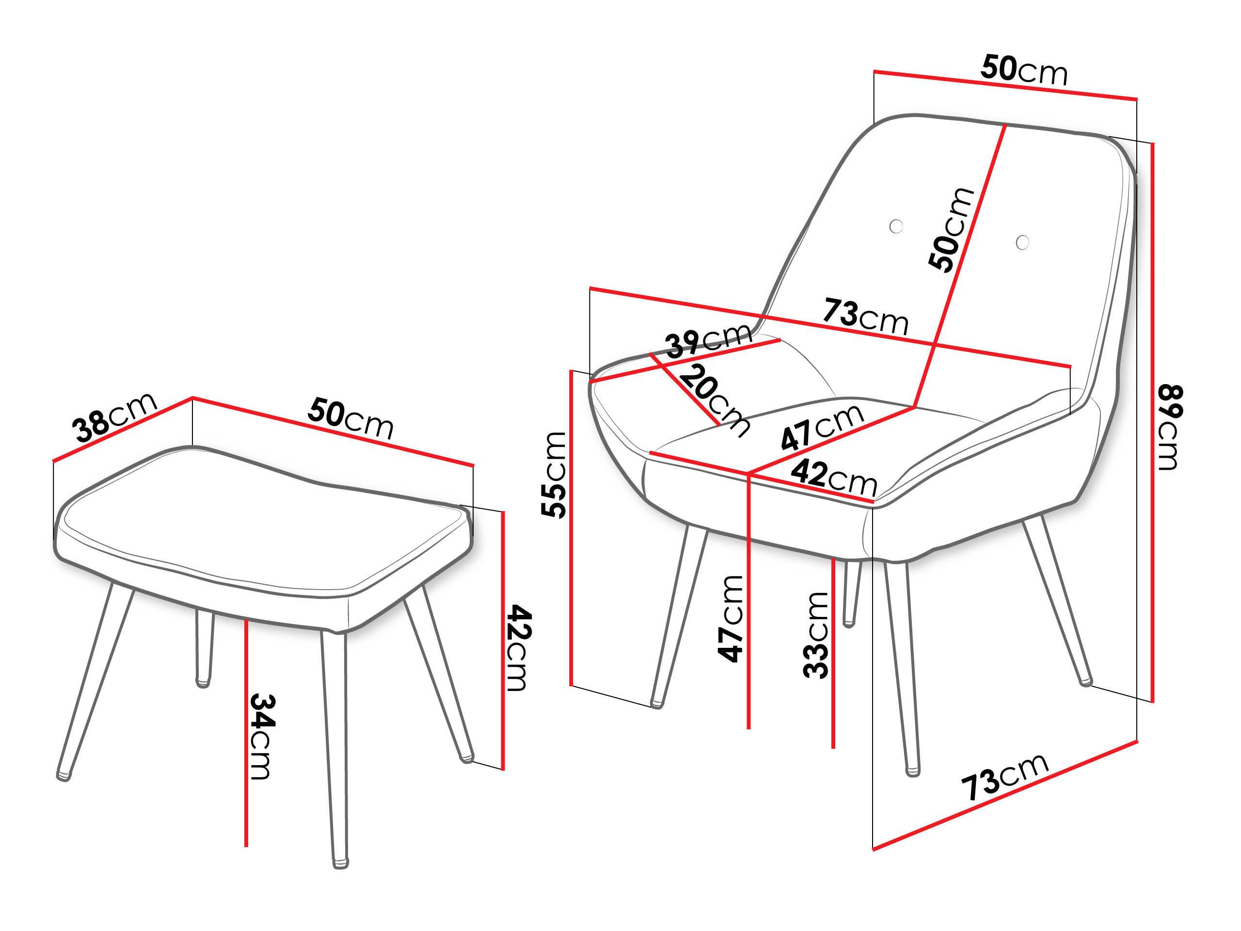 Lænestol Comfivo Cypressus (Sea 280)