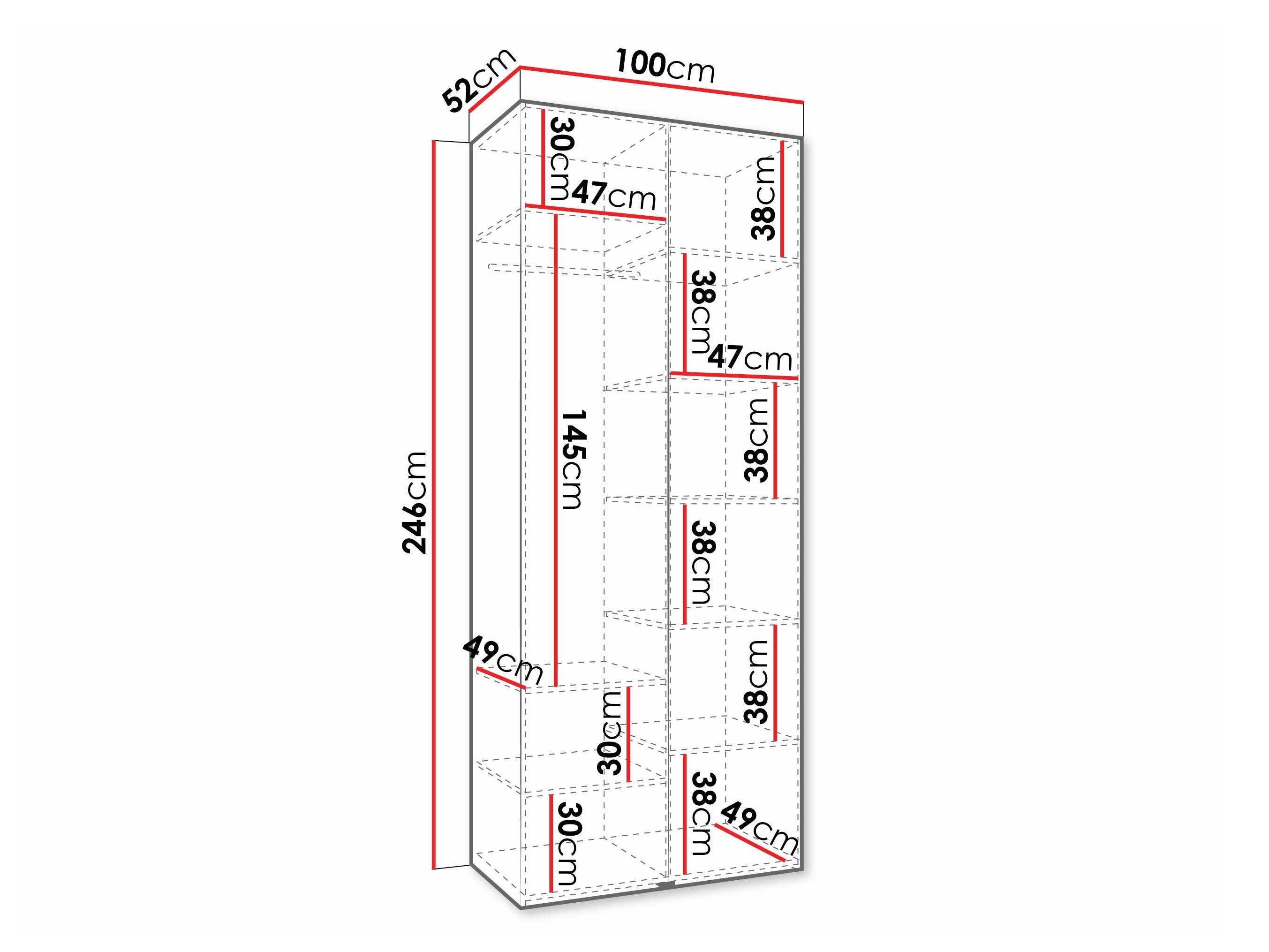 Garderobeskab Hartford 572 (Kashmir)