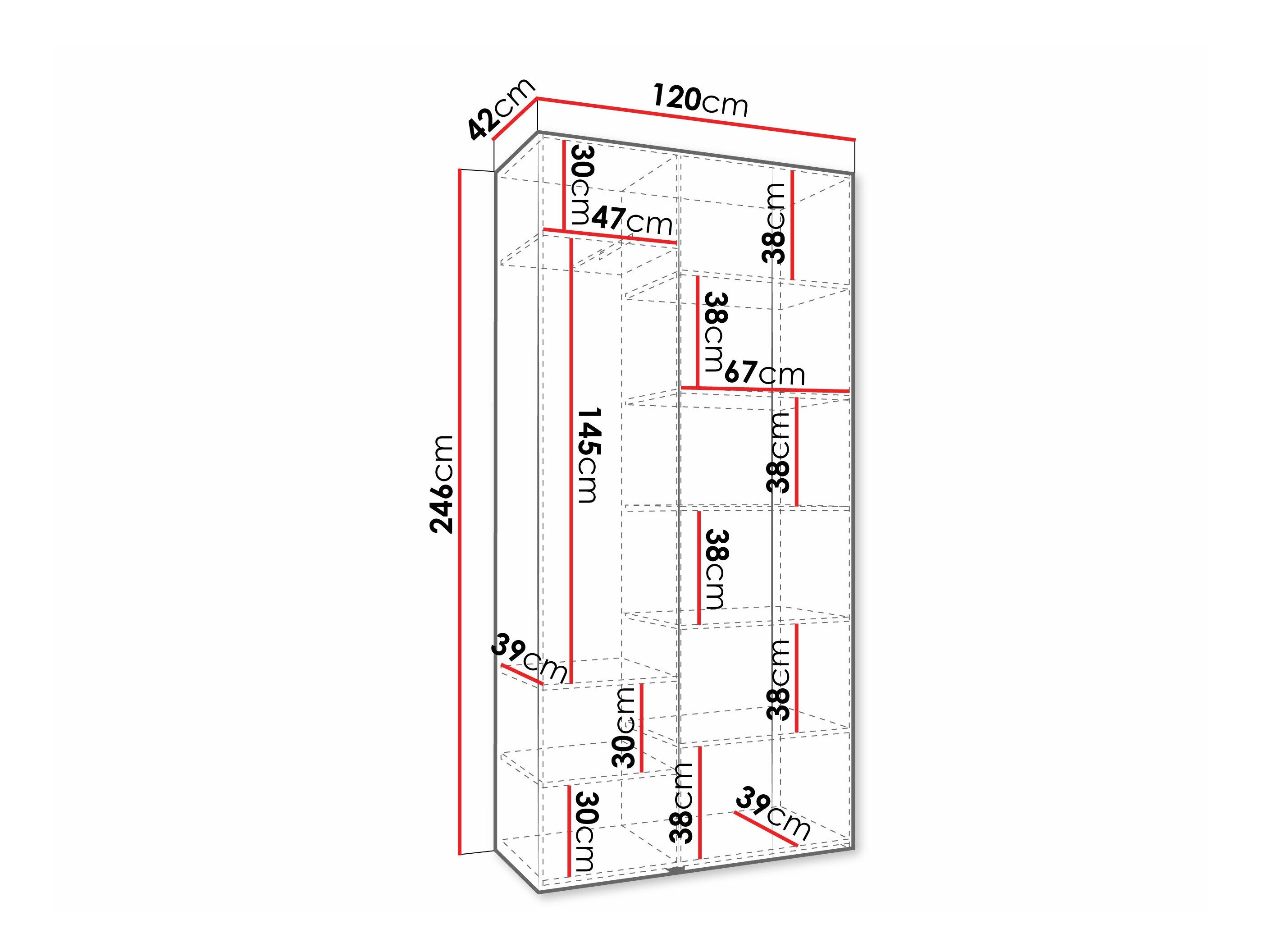 Garderobeskab Hartford 573 (Kashmir)