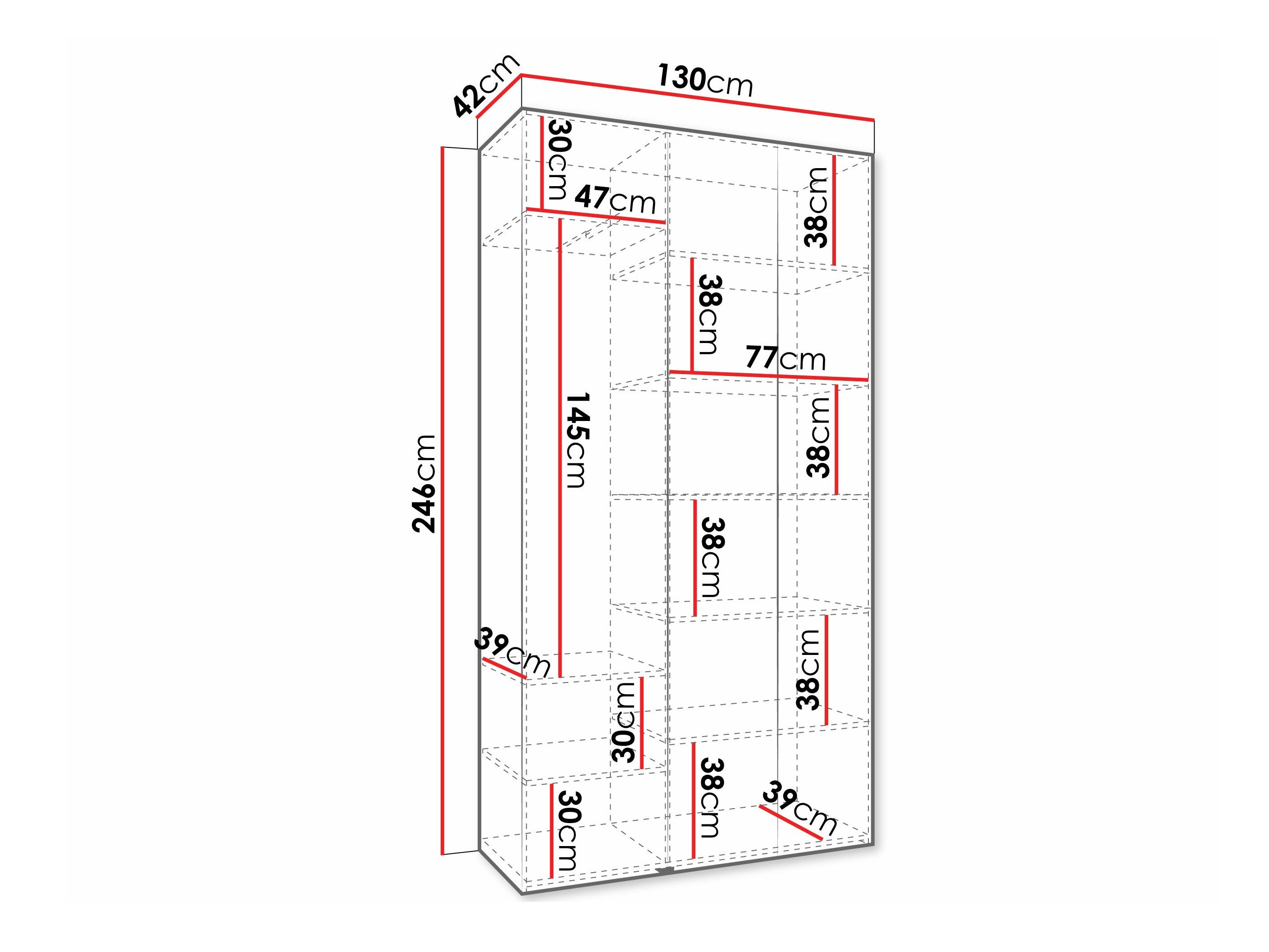 Garderobeskab Hartford 573 (Kashmir)