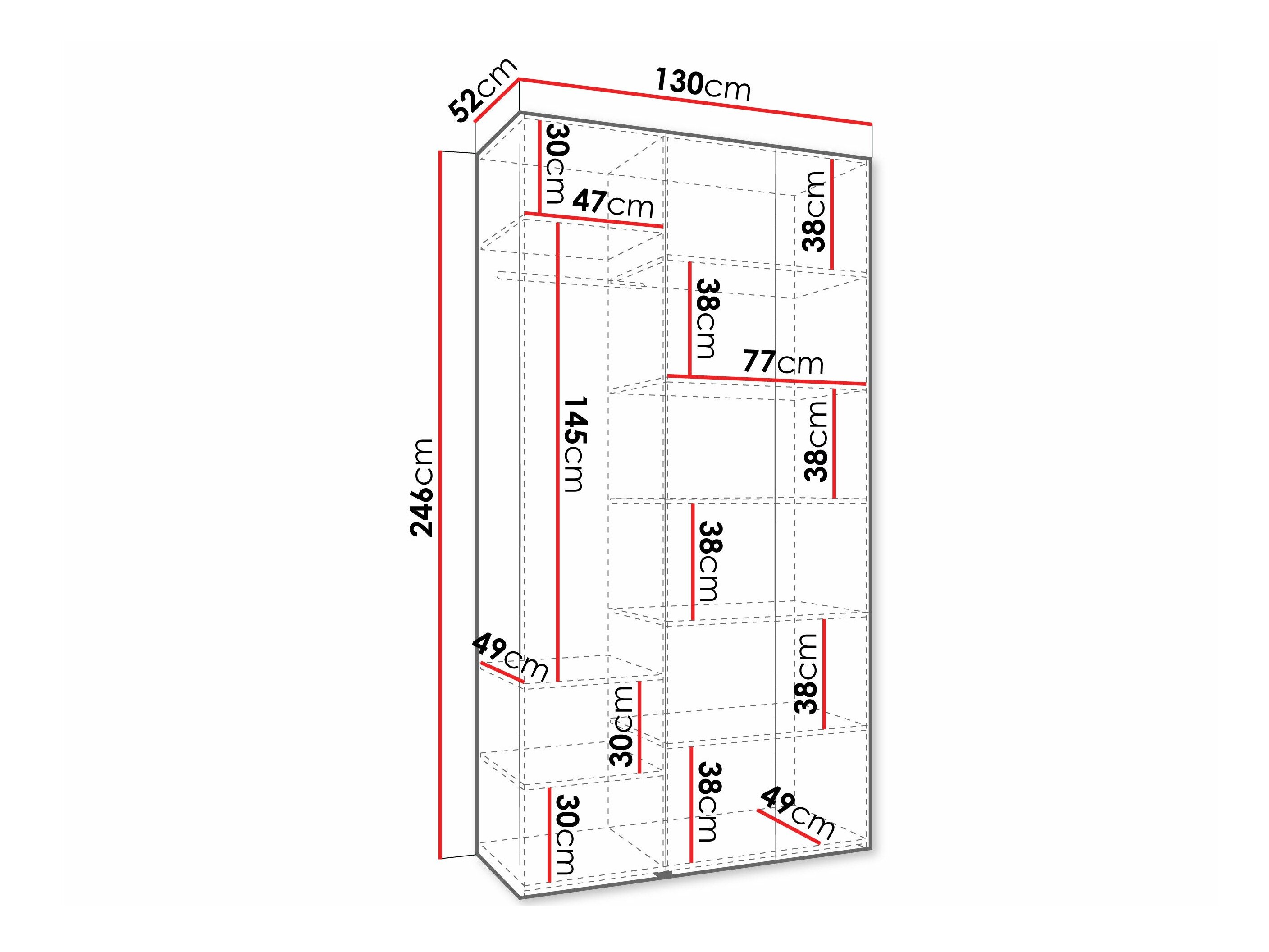 Garderobeskab Hartford 573 (Kashmir)