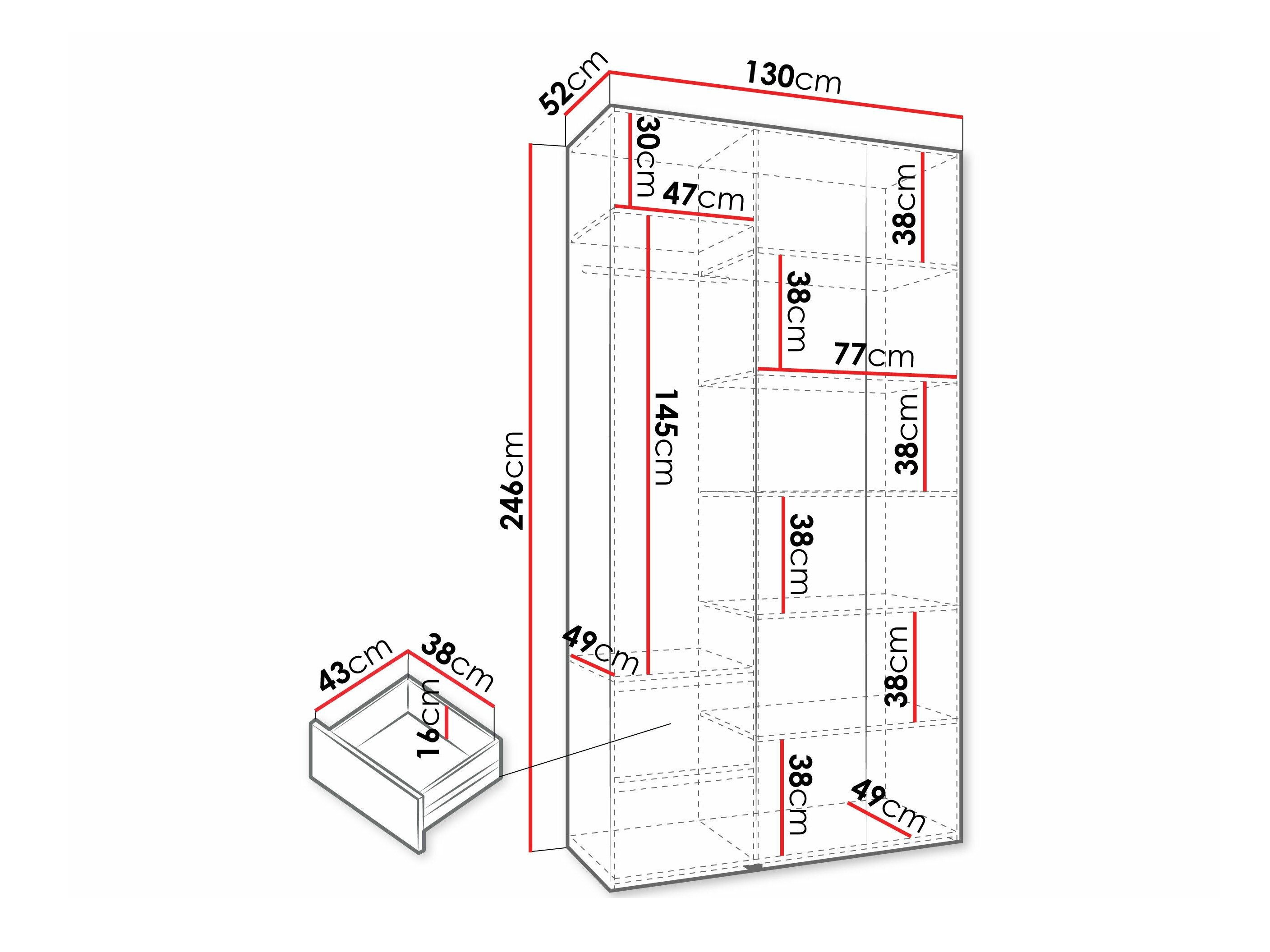 Garderobeskab Hartford 573 (Kashmir)