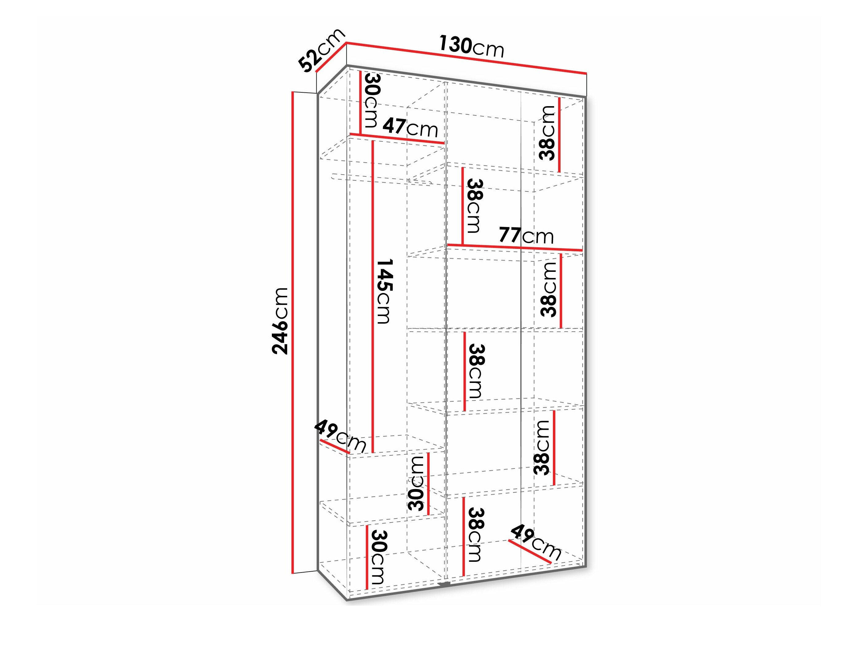 Garderobeskab Hartford 573 (Kashmir)